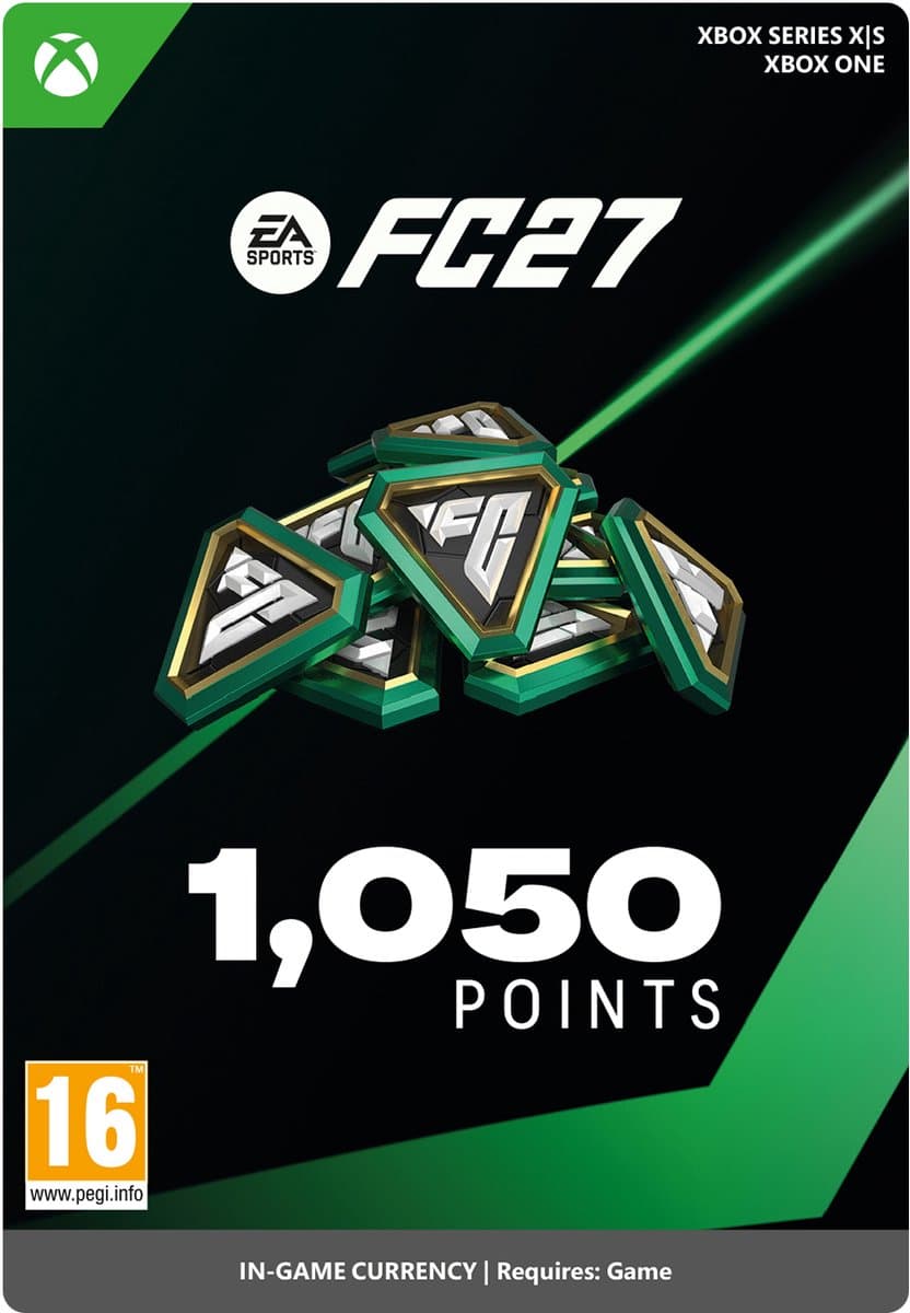 EA Sports FC 27: 1.050 FC Points - Xbox Series X|S/Xbox One - Currency - Niet beschikbaar in België — afbeelding 1
