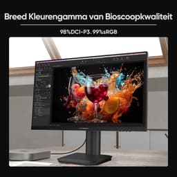 INNOCN 27 inch 4K IPS Monitor USB-C 65W met M.BOOK Mode voor Mac - Blauwlichtfilter - HDR 400 - In Hoogte Verstelbaar - Kantelbaar & Draaibaar — thumbnail 4