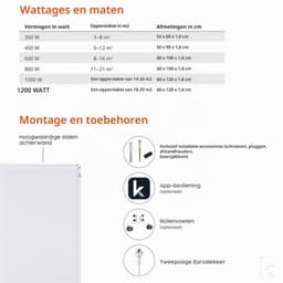 Infrarood Beeldverwarming 1000 Watt - Uitzicht Op Noorwegen - 1200 Watt Warmteafgifte - 60x120 cm - Elektrisch Met Snoer - Voor Binnen - Smart Thermostaat — thumbnail 3