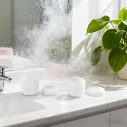 Denash 3 Stuks Magnetische Reiscontainers, 40 Ml Harde Schaal Toiletpotten met Twist-lock Deksel, Lekvrije Crèmepotten voor Lotion Shampoo Reizen (WHITE) — thumbnail 5
