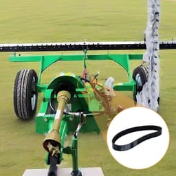 Aandrijfriem 451mm - Synchronous rubber - Duurzaam materiaal - Geschikt voor Rotak320 grasmaaier - ShopVlot — thumbnail 4
