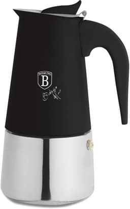Moka-pot voor inductie, 6 kopjes, Matte Black Collection — thumbnail 1