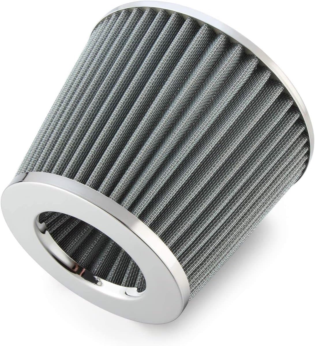 Auto Luchtfilter High Power Sport Mesh Cone Luchtinlaat Filter Chrome Afwerking Voor Auto Automobiel Racing — afbeelding 1