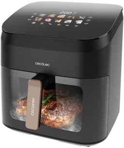 Cecotec Freidora de Aire sin Aceite - 8,5L - Plancha - Grill - Doble Resistencia - Ahumador Integrado - Air Fryer CecofryGrill — thumbnail 1