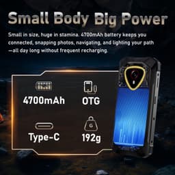 CUBOT KingKong MINI4 4G Smartphone,16GB+128GB-4,7"90Hz HD+ scherm-48MP Camera-4700mAh,Android15 — thumbnail 4