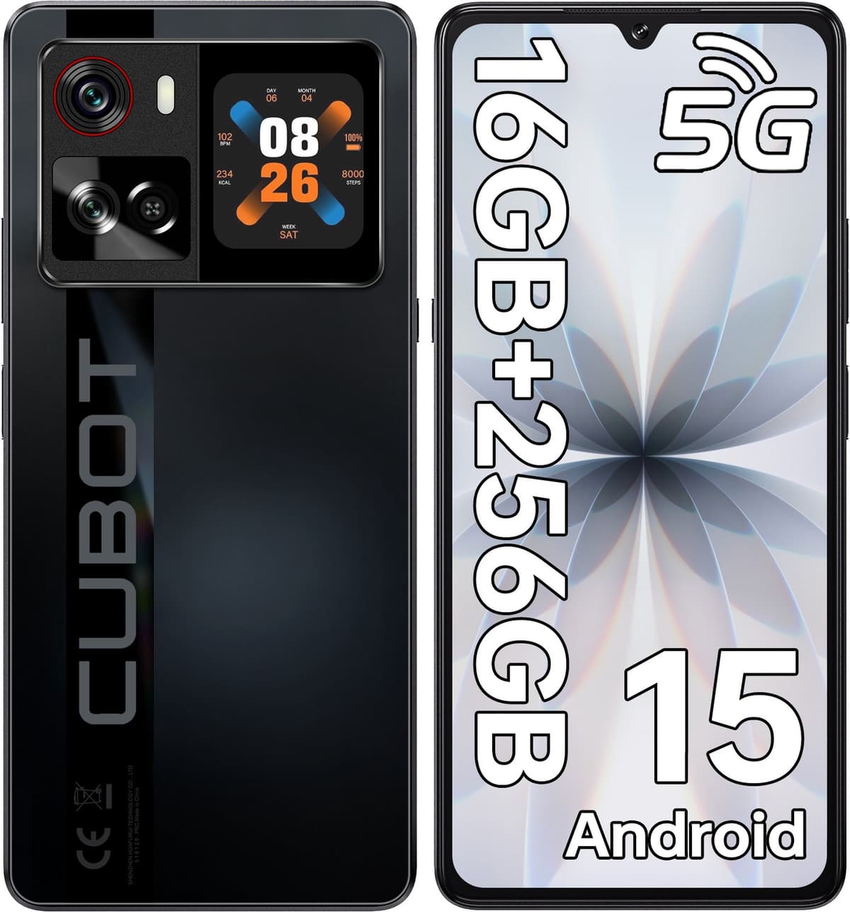CUBOT X100 5G Smartphone 16GB RAM-256GB ROM 6,88"120Hz HD-64MP Camera-5100mAh,Android15 — afbeelding 1