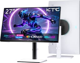 KTC M27P6S Gaming Monitor 27 inch 4K Mini-LED 160Hz, Dual Mode FHD 320Hz, HDR1400, Fast IPS, 2304 Dimming Zones, USB-C 65W, KVM — thumbnail 1