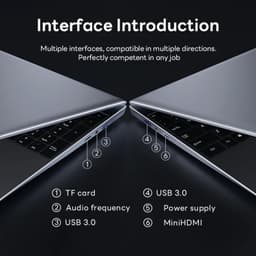 Laptop Ultradun - 16 GB RAM 256 GB SSD - 15.6 Inch Full HD IPS - Windows 11 Pro - Intel Core i7 - Zakelijke Laptop — thumbnail 2