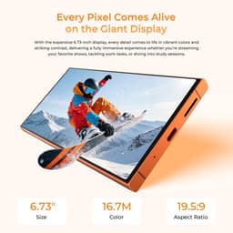 OUKITEL C67 Smartphone 24GB RAM-256GB ROM-6.73 inch 120HZ HD-64MP Camera-Android16-GPS-4G — thumbnail 2