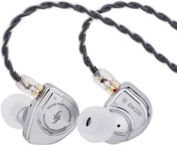 Simgot EW200 - In-Ear Monitors - IEM - Muziek & Gaming Oortjes - Metalen Behuizing - Oordoppen - Verwisselbare Kabel - Ergonomisch Design - Hybride Drivers - Zilver — thumbnail 1