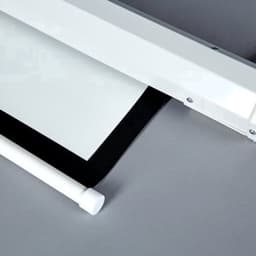 Projectiescherm Elektrisch - 145 Inch Grootte - 368 cm Beelddiagonaal - Aluminium Metaal - Voor Wandmontage - Rolgordijn — thumbnail 4