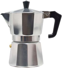 Cookinglife Percolator 2-3 Kopjes - Moka Pot - Aluminium - Grijs/Zwart - Authentieke Espresso - 150 ml — thumbnail 1
