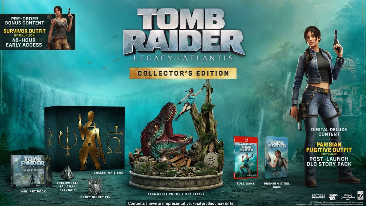 Tomb Raider: Legacy of Atlantis - Collector's Edition - Nintendo Switch 2 — afbeelding 1