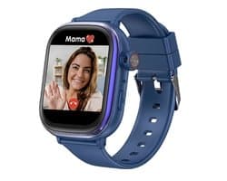 Smartwatch Kids Blauw – GPS Horloge Kind – Horloge Kind jongens – Smartwatch Kinderen Met Simkaart – Kinder Smartwatch met Stappenteller, GPS en WIFI