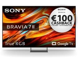 Sony BRAVIA 7 II - 55 inch - 4K RGB-LED TV - 2026 - Smart TV - True RGB