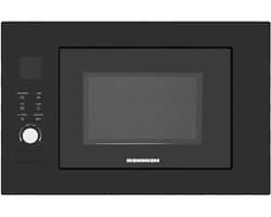 Inbouwmagnetron - Combi-oven - Snel koken - Grillfunctie 1000W - 23 Liter - Zwart