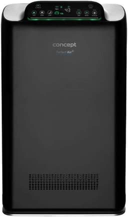 Luchtreiniger Smart Control - 320 m3/h 7-Traps HEPA-13 Filter - 80 Watt Zwart - Voor Ruimtes Tot 40 m2 - Mobiele App Bediening — thumbnail 4