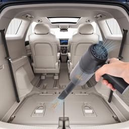 Krachtige Mini Stofzuiger - Auto of Thuis - Draadloos - Zuigen & Blazen - Mini Kruimeldief Snoerloos - Perslucht Stofreiniger Luchtblazer - Autostofzuiger Oplaadbaar - Car Vacuum Cleaner — thumbnail 4