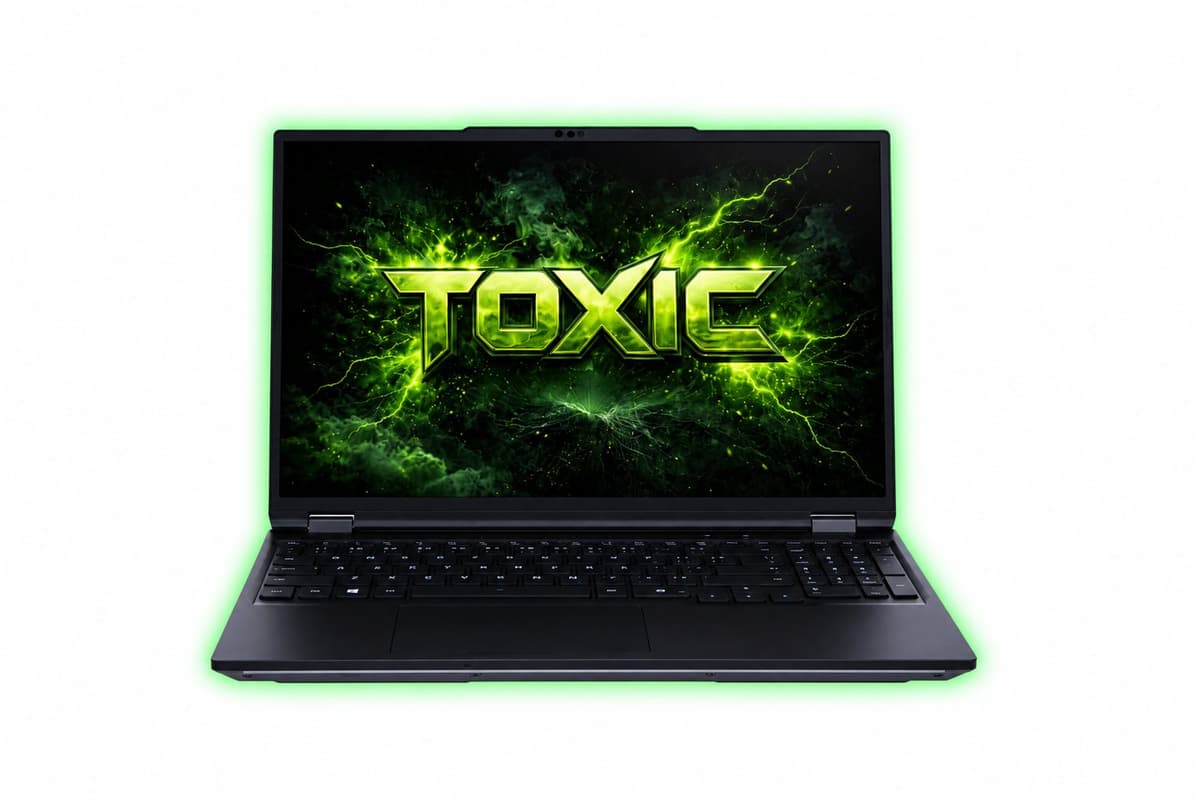 BTO - TOXIC - XENIX 16 - MK-VII - Intel Core i7-14650HX - NVIDIA RTX 5070Ti - 16GB RAM - 480GB SSD - Windows 11 Home — afbeelding 1
