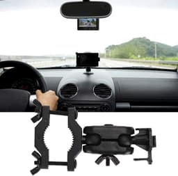 Dash Cam Mount, Recorder Autohouder, Auto Achteruitkijkspiegel Camera Houder, Rijden Recorder Beugel, 360 Graden Roterend, Voor 20mm/0.8inch Achteruitkijkspiegel(Metalen moer) — thumbnail 2
