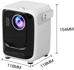 Beamer - 4K Ondersteuning - 1080P Resolutie - Bluetooth - WiFi - Trapeziumcorrectie - Zwart — thumbnail 1