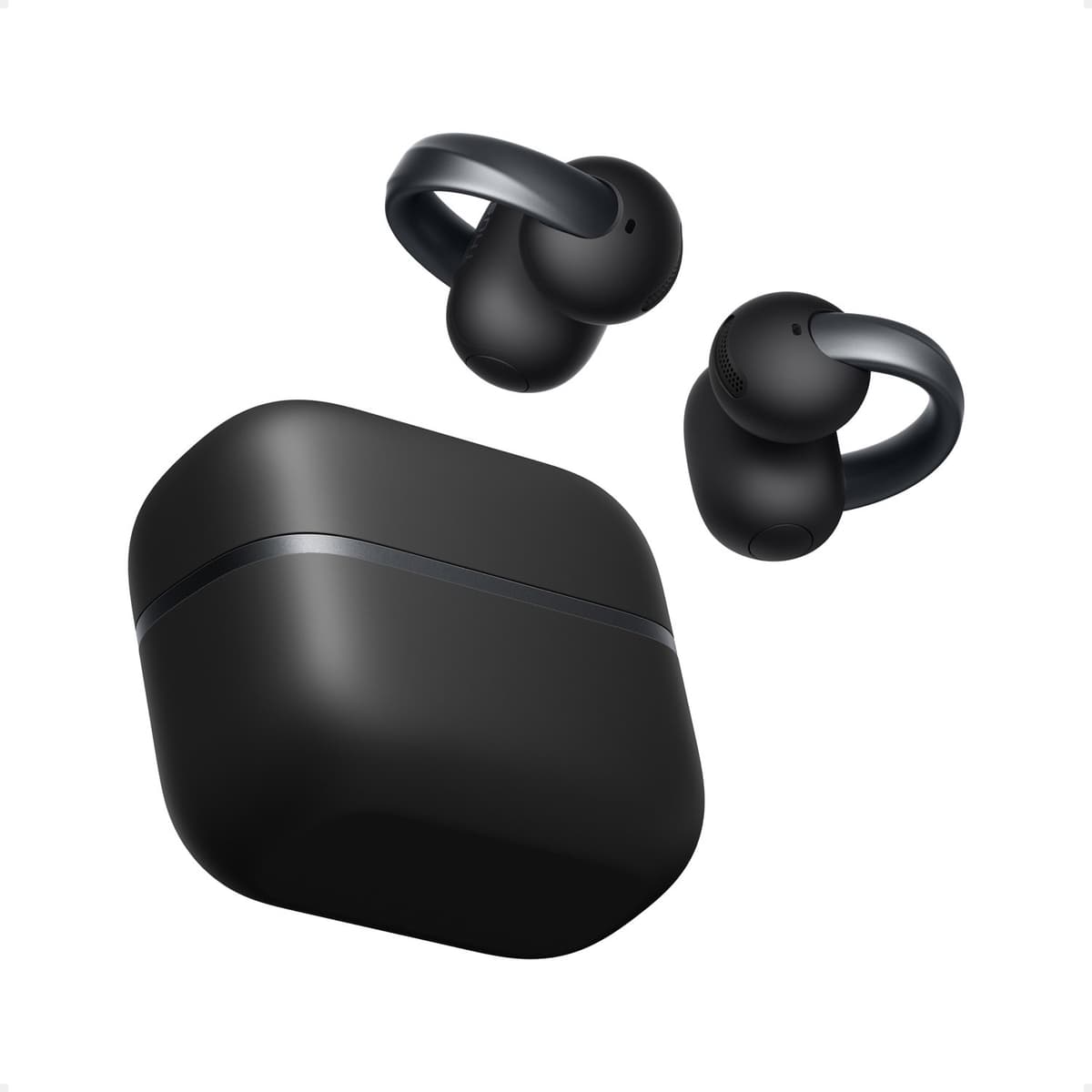 Anker soundcore AeroClip 2 Open-Ear Clip-On Oordopjes voor Heldere Calls Anker Thus™ AI Chip, Guinness World Record, open-ear comfort, krachtige bas, Hi-Res, 32 u afspeeltijd, AI-vertaling,Zwart. — afbeelding 1