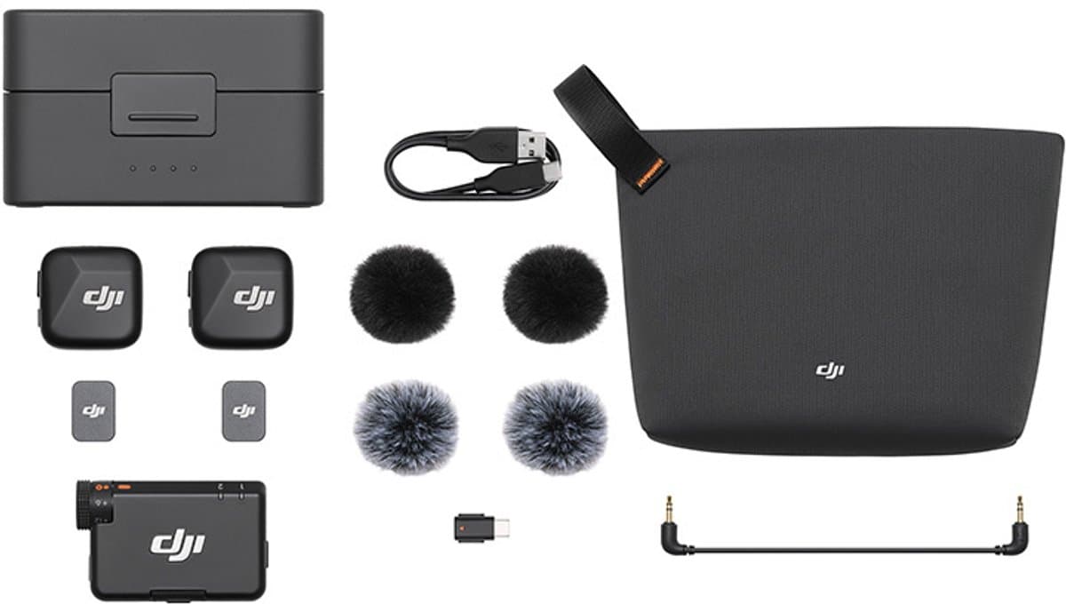 DJI Mic Mini - 2 TX + 1 RX - Microfoons + Charging Case — afbeelding 1