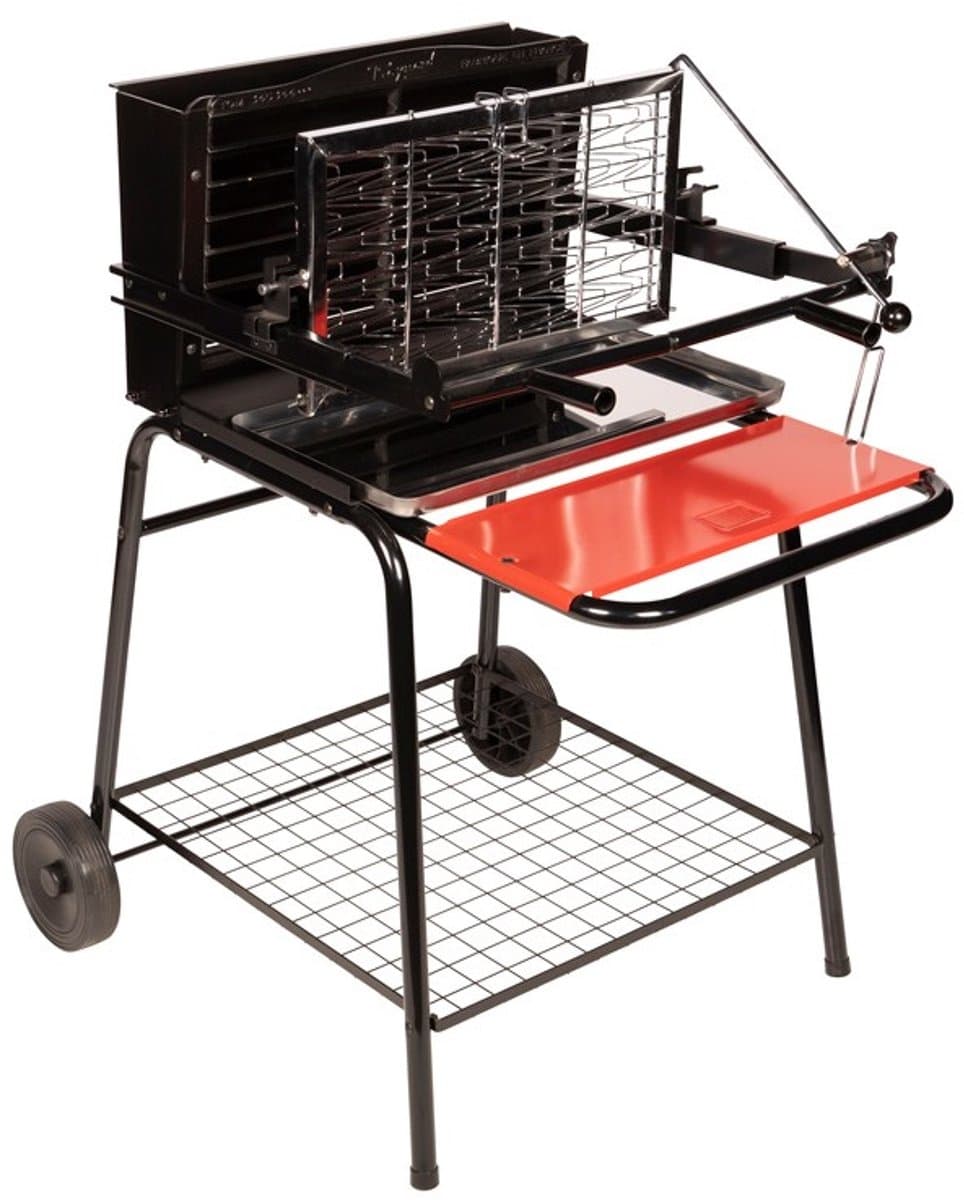 Raymond-barbecue - verticaal koken met houtskool — afbeelding 1