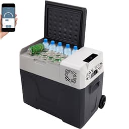 Auto Koelkast - Compressorkoelbox 50 L - 220V - Efficiënte Koeling - Digitaal Display en Bedieningspaneel - Voor Binnen en Buiten - 56,9 x 36,8 x 53,8 cm — thumbnail 1