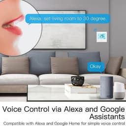 Programmeerbare Wifi Thermostaat met Touchscreen voor Verwarming en Airconditioning - Compatibel met Alexa & Google Home — thumbnail 5