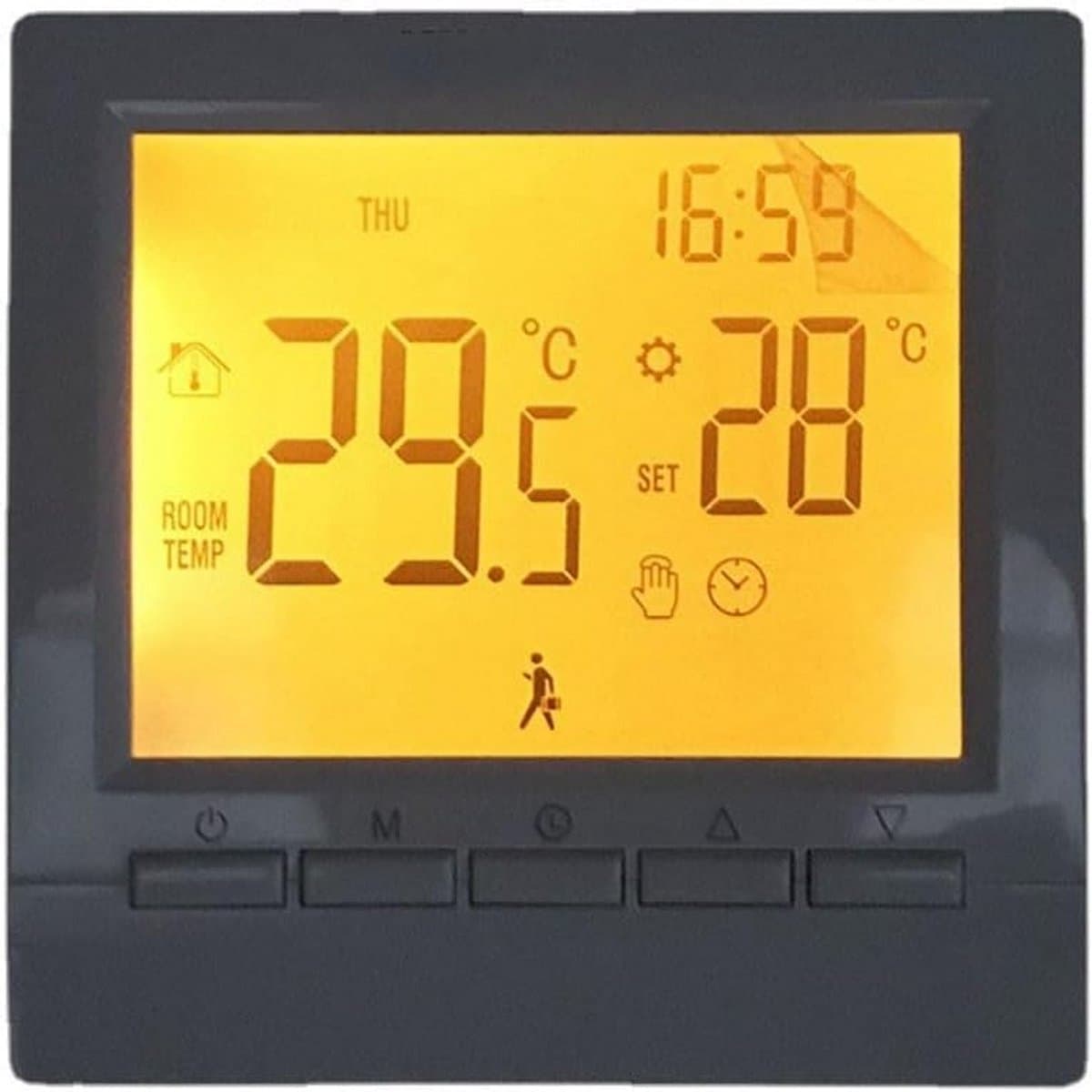 Slimme Programmeerbare Digitale Kamerthermostaat voor Vloerverwarming en Gasboiler — afbeelding 1
