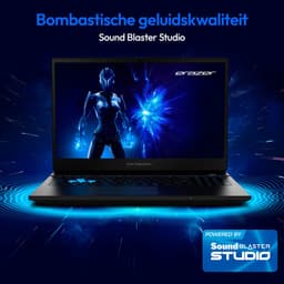 ERAZER Deputy 15 P1 Core Gaming Laptop, Intel® Core™ 7 250H, Windows 11 Home, 39,6 cm (15,6'') FHD-scherm met 144 Hz, NVIDIA® GeForce RTX™ 5060, 1 TB SSD, 16 GB RAM — thumbnail 5