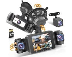 Dashcam 1080P Auto Camera met 2.4'' IPS Scherm en 170° Groothoek