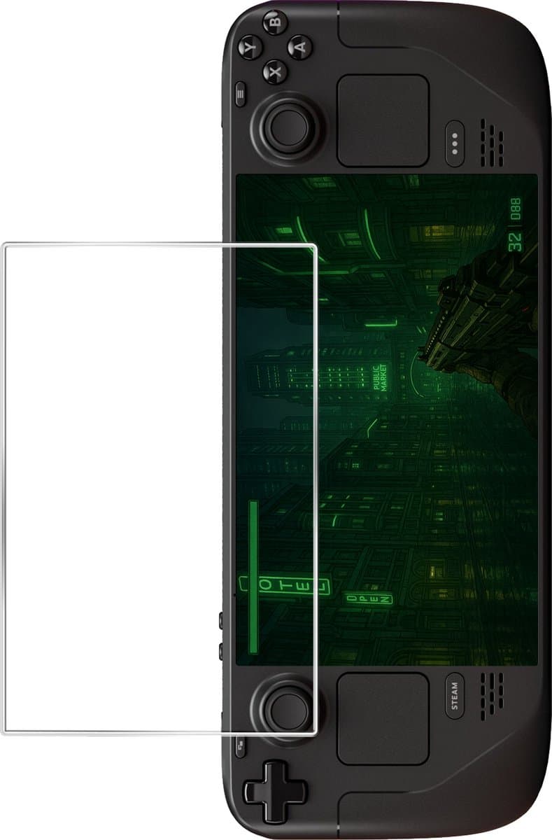 Beschermglas Geschikt voor Steam Deck OLED Screenprotector Tempered Glass - Screenprotector Geschikt voor Steam Deck OLED Screen Protector — afbeelding 1