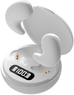 De Beste Gadgets Invisible Sleep Earbuds – Draadloze Bluetooth 5.4 Slaap Oordopjes | Comfortabel, Geluidsisolerend & Onzichtbaar | Ideaal voor Zijslapers – 24 Uur Speeltijd - Wit — thumbnail 1