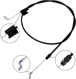 Throttle kabel - Young Wolf - 582991501 - Throttle kabel voor motorzone - Z buiging aan elke kant - onderdeelnummer: 183567, 532183567 — thumbnail 2