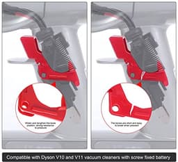 Actie4you® - Trigger geschikt voor Dyson V10 - V11 - Dyson Switch Button - Dyson knop - Stofzuiger trigger - Dyson stofzuiger knop rood – Aan uit knop Dyson - Trigger vervanger Geschikt voor Dyson — thumbnail 5