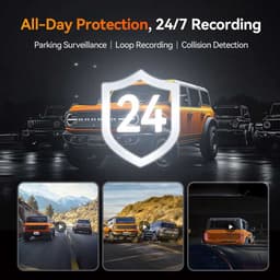 Wolfbox G900 Tripro bumper 3CH 4K Wifi GPS 256gb Mirror dashcam — thumbnail 2