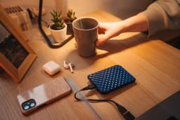 Draagbare Harde Schijf 1 TB USB 3.0 - Blauw — thumbnail 5