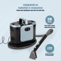 Quvo® Tapijtreiniger machine - Tapijtreiniger - Tapijtreiniger apparaat - Zwart - ‎32cm x 19cm x 32cm — thumbnail 3