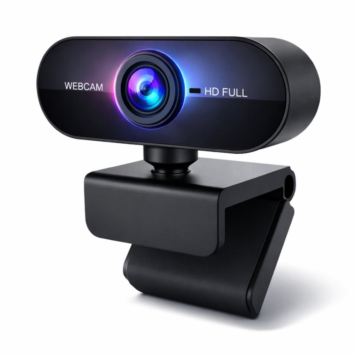 Clerby - Webcam - voor PC met Microfoon - 1080P Full HD - Streaming Camera - Laptop - Gaming - Kantoor - Zwart — afbeelding 1