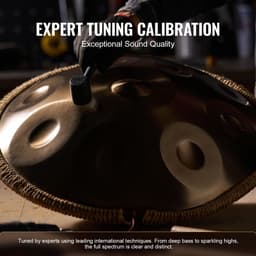VEVOR Handpan Drum 55cm 12 Noten D Mineur Handtrommelinstrument met Hamer — thumbnail 4
