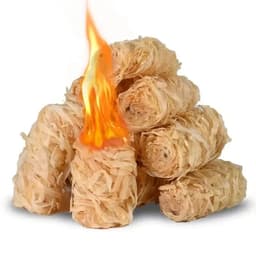 Natuurlijk Vuurstarter - Houtstokken - 100% Natuurlijk - Lange Brandtijd - Hout - Voor Buitenliefhebbers - 30/100 Stuks — thumbnail 1