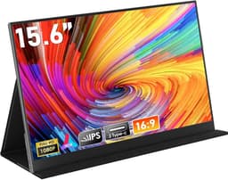 VH Supplies® Portable Monitor - Draagbaar Scherm - Laptop Scherm Uitbreider - 15.6 inch - Full HD 1080P — thumbnail 1