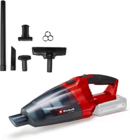 Stofzuiger TE-VC 18 Li-Solo Power X-Change, Li-Ion, 18 V, 540 ml stofafzuiging, incl. 3 mondstukken, verlengstuk, wandhouder, zonder accu en lader, Zwart — thumbnail 1