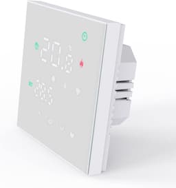 Slimme WiFi Thermostaat met Touchscreen voor Elektrische Verwarming en Gasboiler - Programmeerbaar & Energiebesparend — thumbnail 1