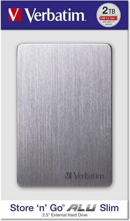 Draagbare Externe Harde Schijf 2 TB met USB 3.2 en USB-C - Space Grijs — thumbnail 5