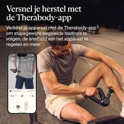 Diepweefmassagepistool voor Pijnverlichting - Elektrisch Percussiemassageapparaat met Bluetooth — thumbnail 4