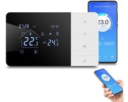 Programmeerbare Slimme Thermostaat voor CV-ketel met Wifi en Spraakbesturing