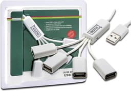 4-Poorts USB 2.0 Hub Spider High-Speed 480 Mbit/s Wit — thumbnail 1